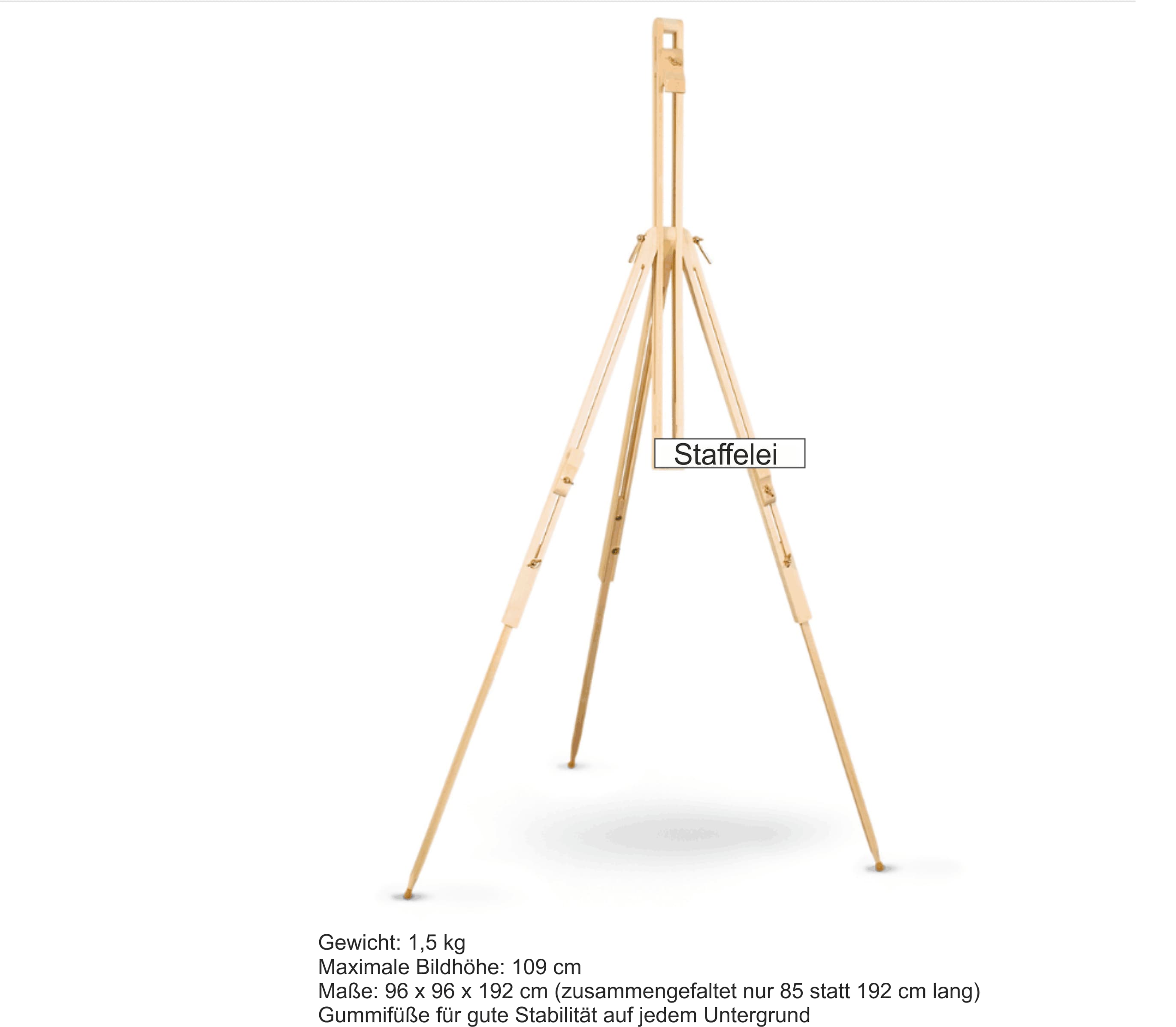 Staffelei für Trauerfeier